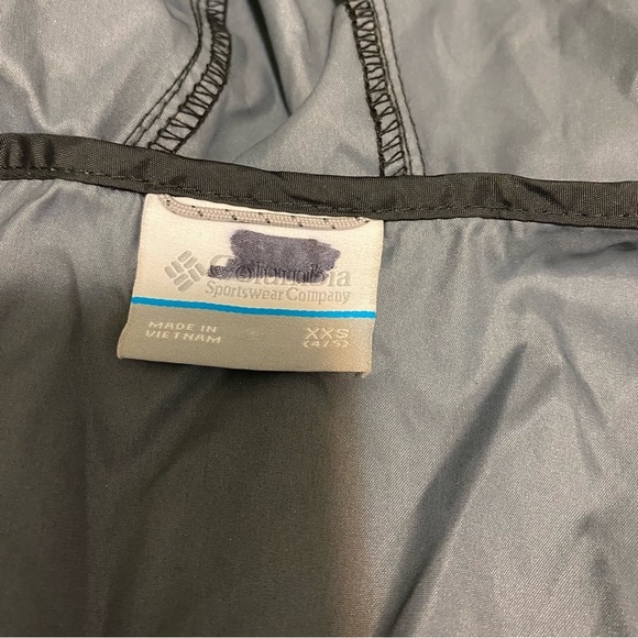 Columbia 4-5yr Light Jacket Wind Breaker Fall Zip Up Black 4T 5T Boys Girls - Picture 6 of 7